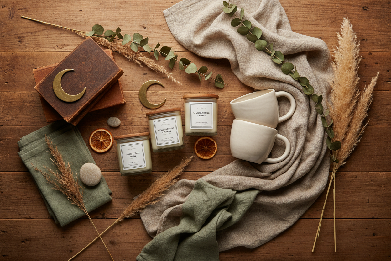HomeGoods (Candles, Mugs, Etc.)