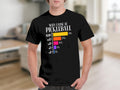 Black t-shirt with "Why I Lose at Pickleball" chart showing partner error at 51%.